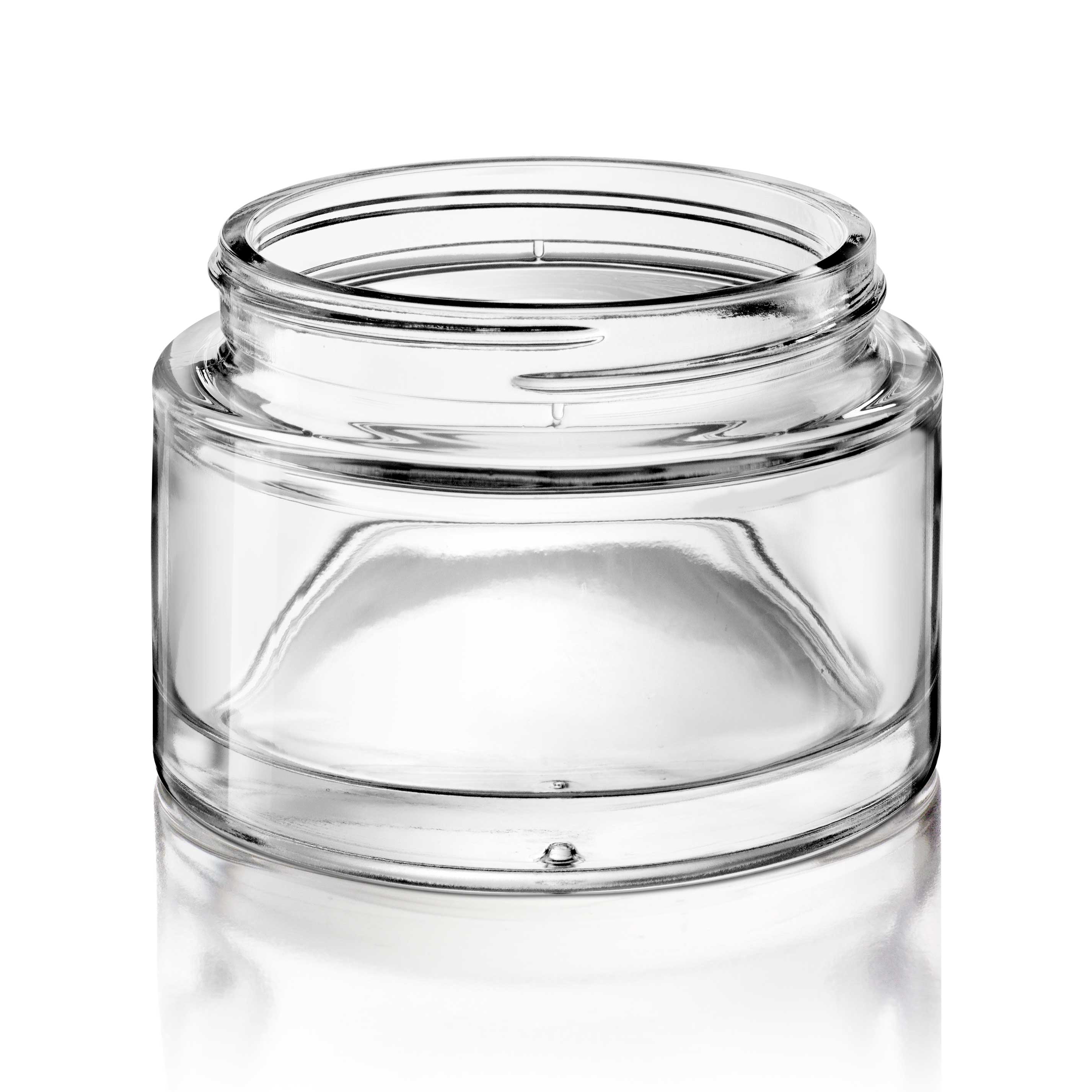 Cosmetic jar Camellia 120 ml, 67 special thread, fit for child-resistant lid, Flint