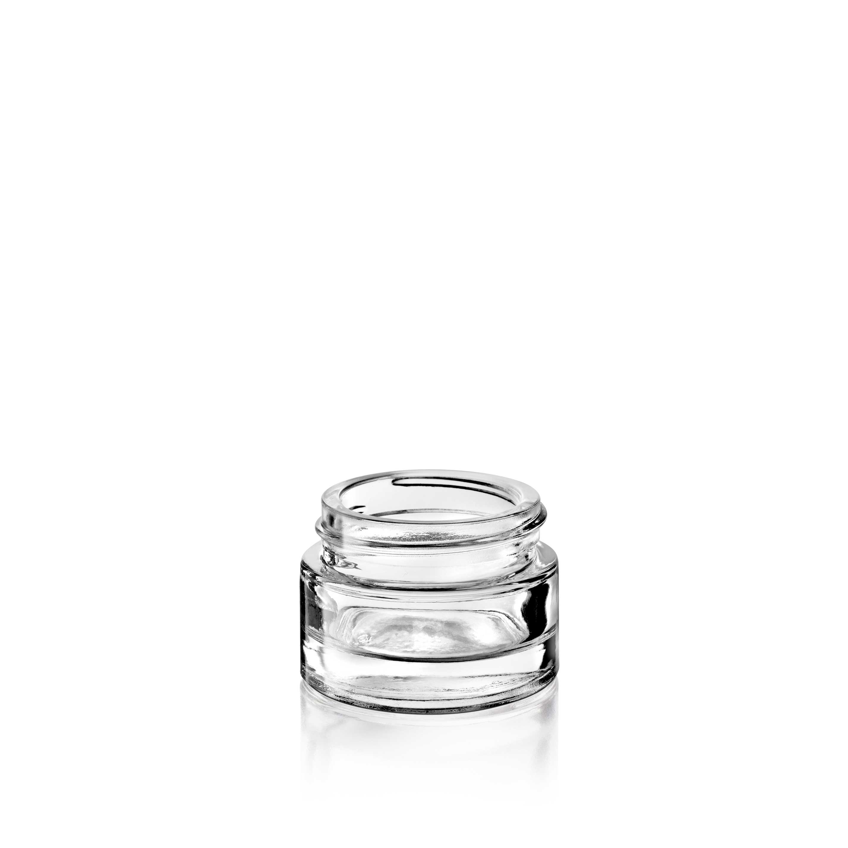 Cosmetic jar Olive 15 ml, 40/400, Flint