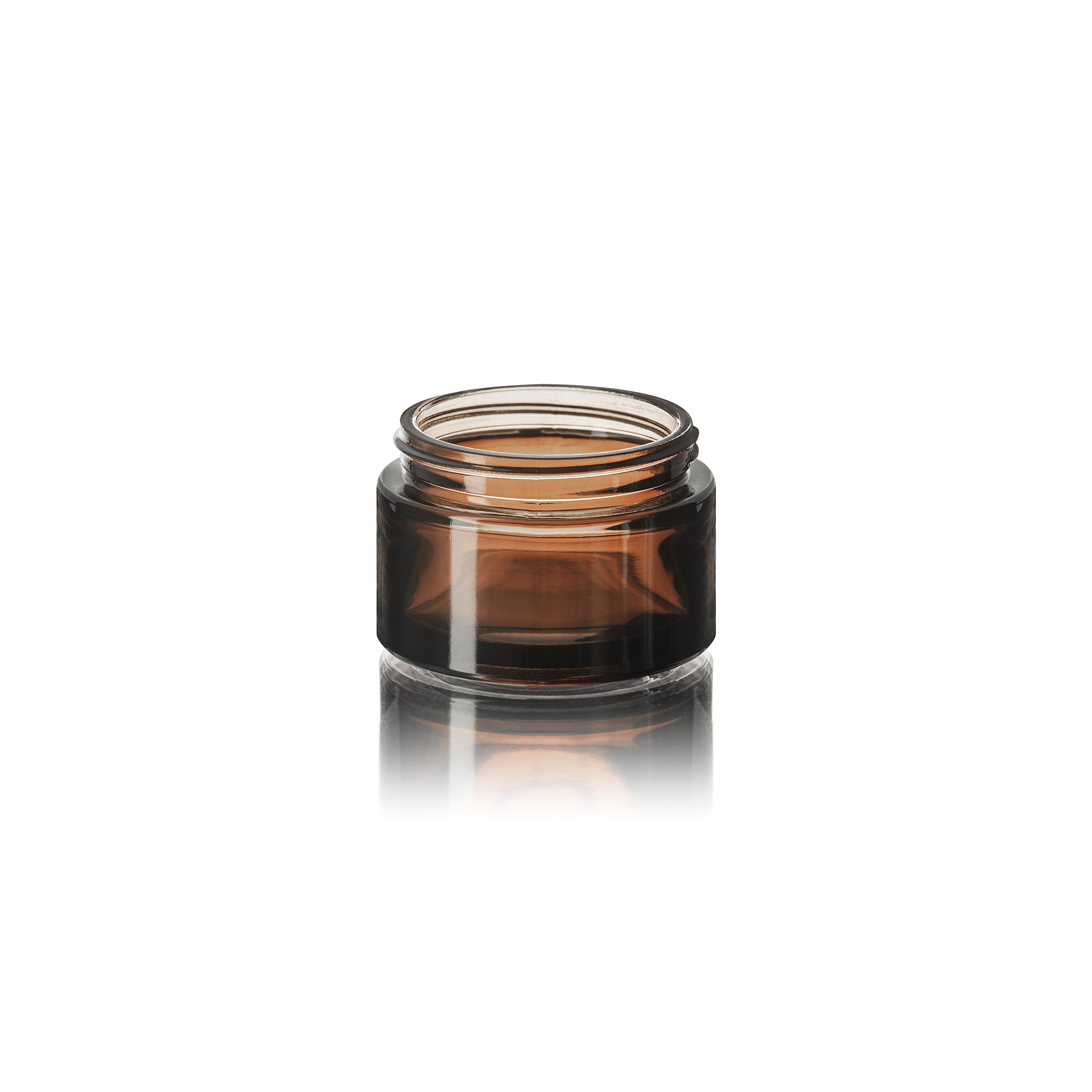 Cosmetic jar Olive 50 ml, 58/400, Brown