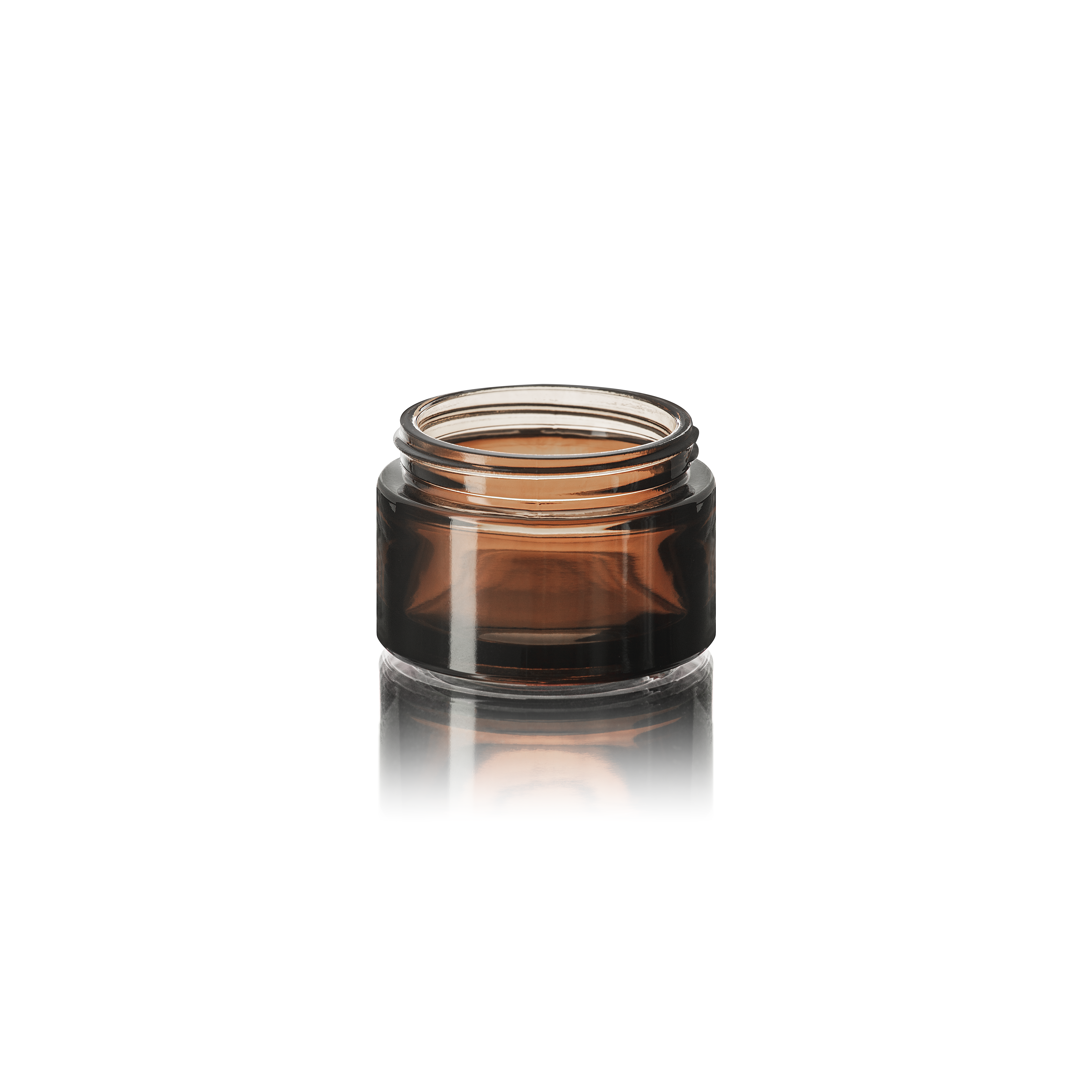 Cosmetic jar Olive 50ml, 58/400, Brown