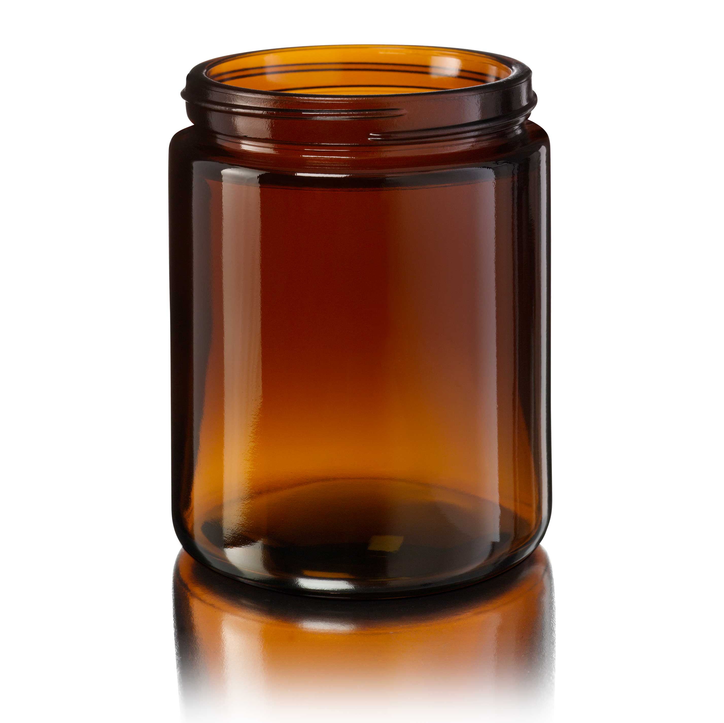Wide neck jar Violette 250ml, 70/400, Amber Brown