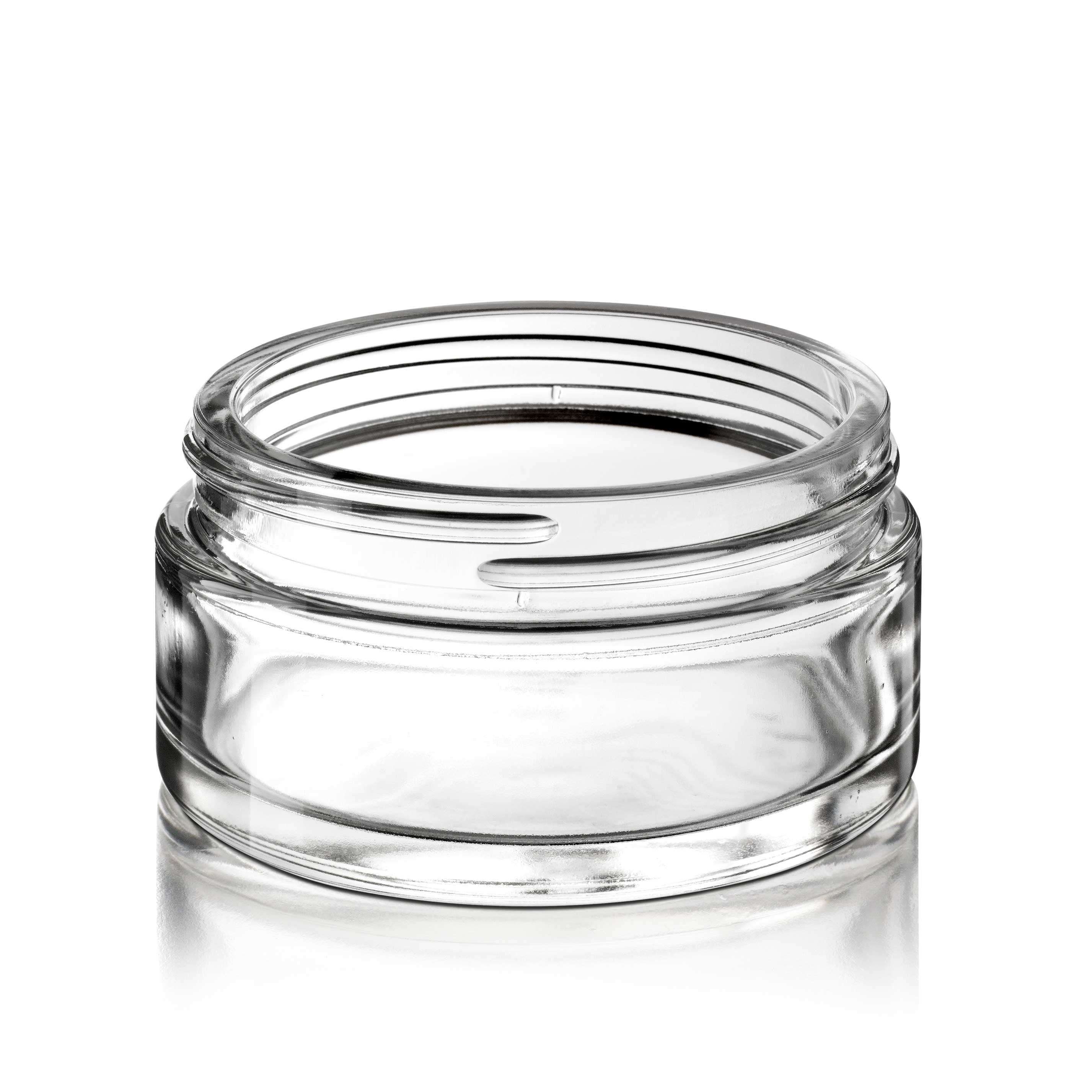 Cosmetic jar Bryn 100ml, 71 special thread, Flint