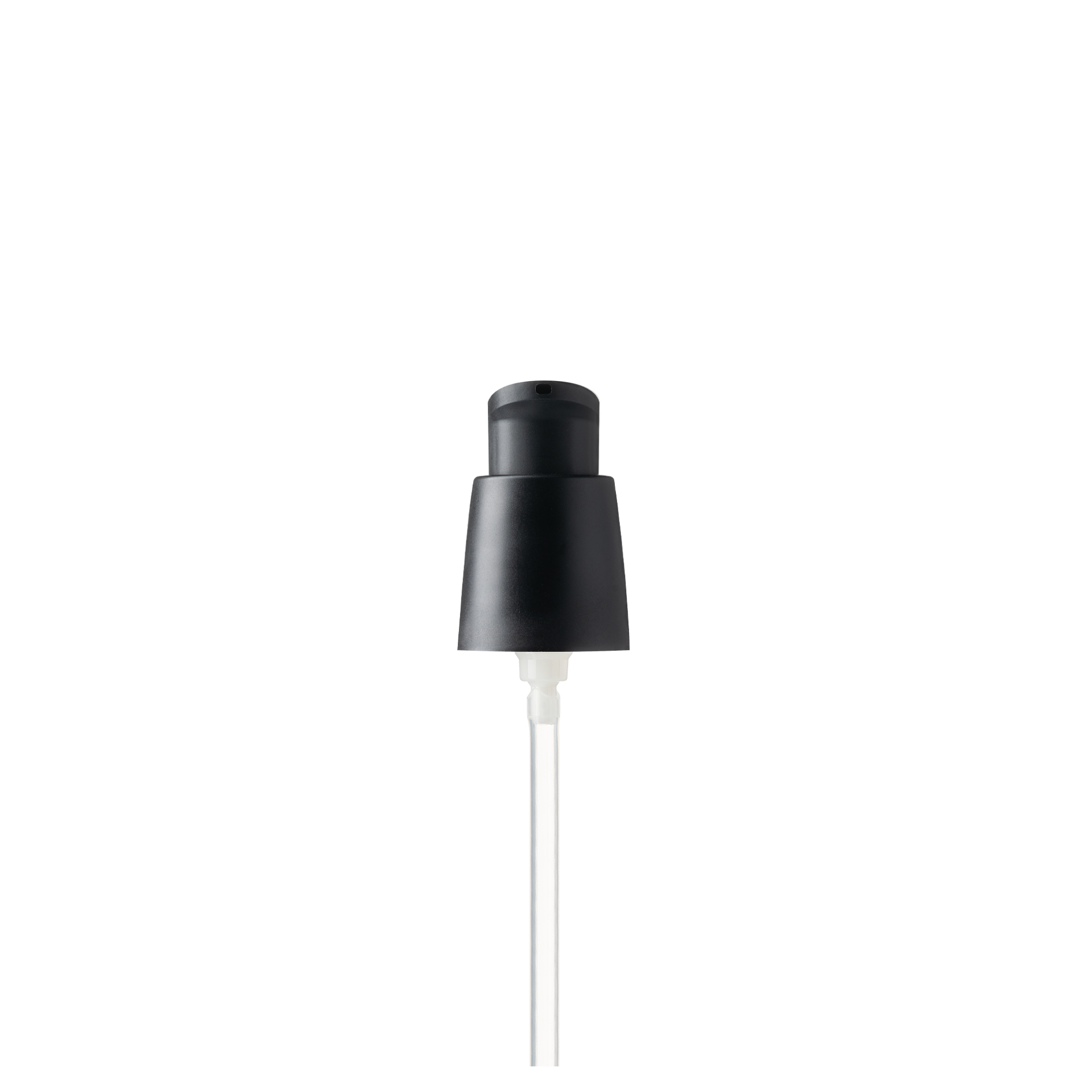 Lotion pump Cremosa 20/410, PP, black, matte, dose 0.15ml, twist-lock (FBOC: 117 mm)