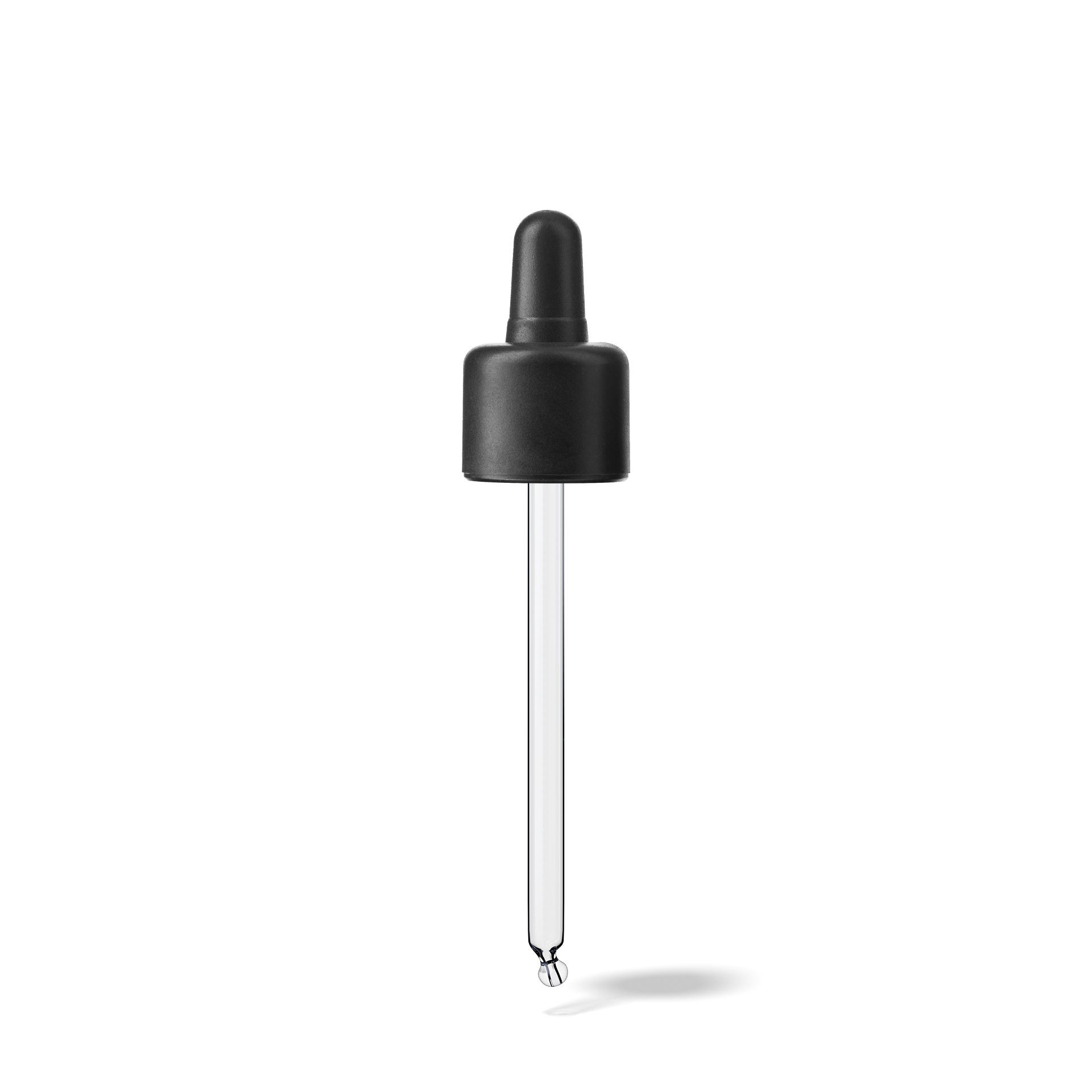 Pipette D06 black smooth, D18, TE-b, Bulb TPEs-b 1.0, Tip bent ball 1.0, GIN50 Pipette D06 black smooth, D18, TE-b, Bulb TPEs-b 1.0, Tip bent ball 1.0, GIN50