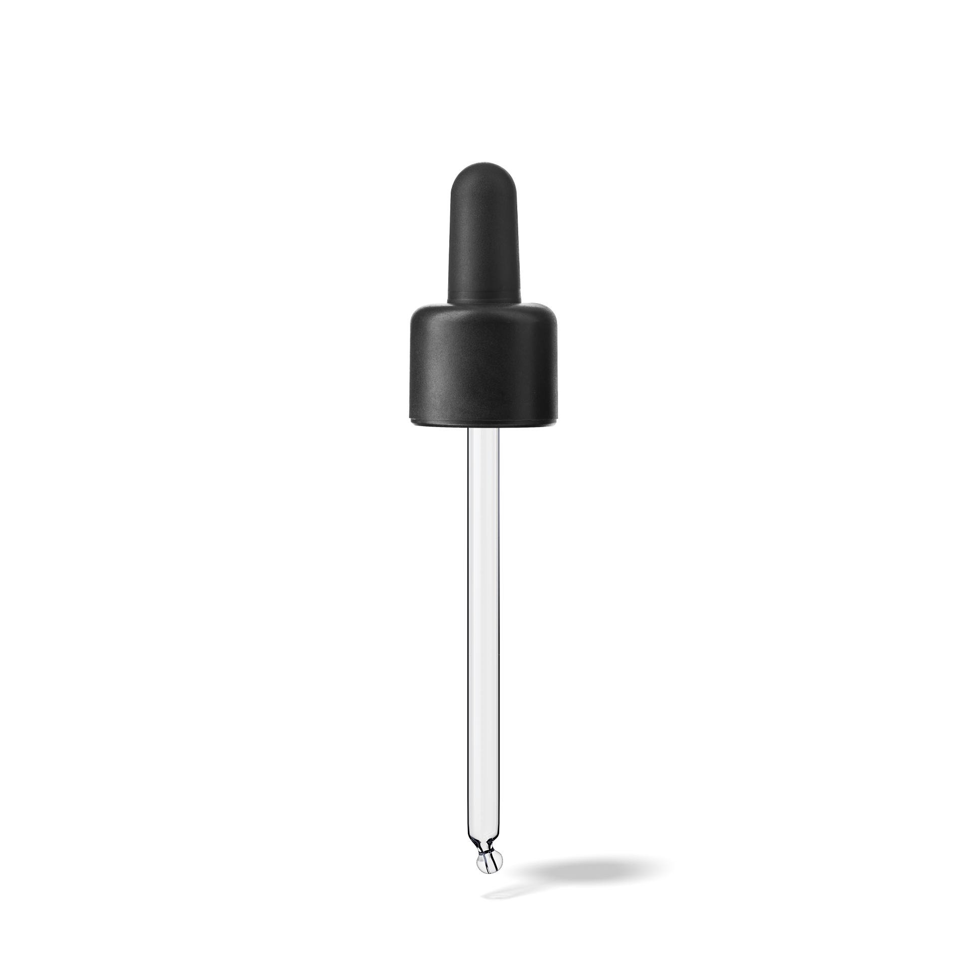 Pipette D06 black smooth, D18, TE-b, Bulb TPEs-b 1.0, Tip bent ball 1.0, GIN60